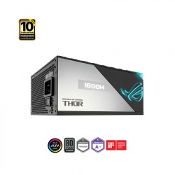 Nguồn  ASUS ROG THOR - 1600T Gaming Titanium - 1600W ( Màu Đen/80 Plus Titanium / Full Modular)